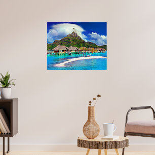 Beautiful Bora Bora, French Polynesia Poster