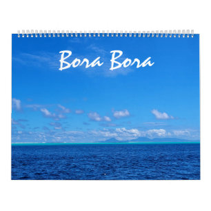Beautiful Bora Bora Landscape Photography Calendar