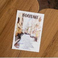 Beautiful Bordeaux France Watercolor Travel