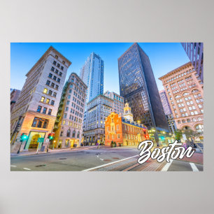 Beautiful Boston, Massachusetts, USA Poster