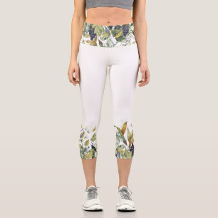 Beautiful Botanical Capri Leggings