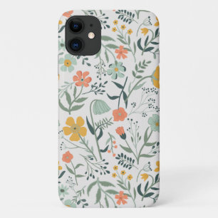 Beautiful Botanical Floral Pattern iPhone 11 Case