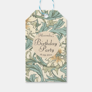 Beautiful botanical Natural hand drawn art Gift Tags