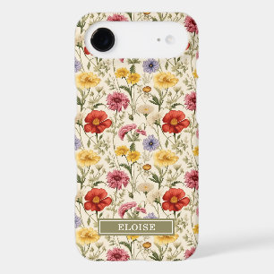 Beautiful Botanical Watercolor Wildflower Name