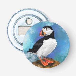 Beautiful Bottle Opener Atlantic Puffin Bird
