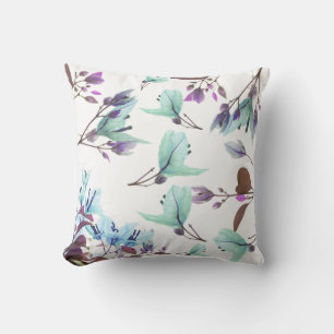 Beautiful Bougainvillea Plant Throw Pillow Cushion