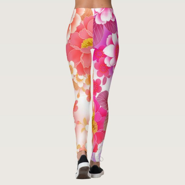 Beautiful Bouquet Leggings (Back)