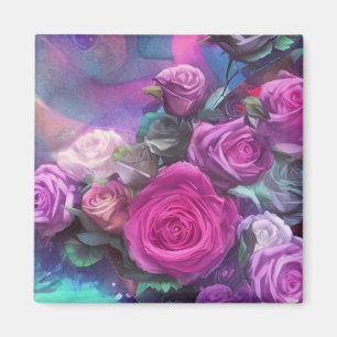 Beautiful bouquet of roses  magnet