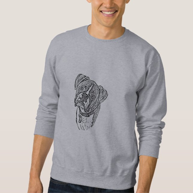 Beautiful Boxer Dog Sweatshirt (Front)