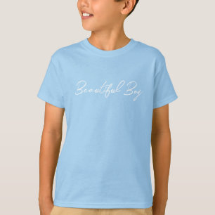 Beautiful Boy: Boys Blue Trendy Holiday Gift T-Shirt