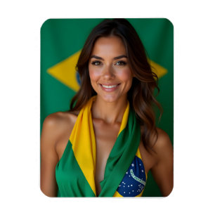 Beautiful Brazilian woman Magnet