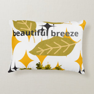 Beautiful Breeze Botanical Throw Pillow