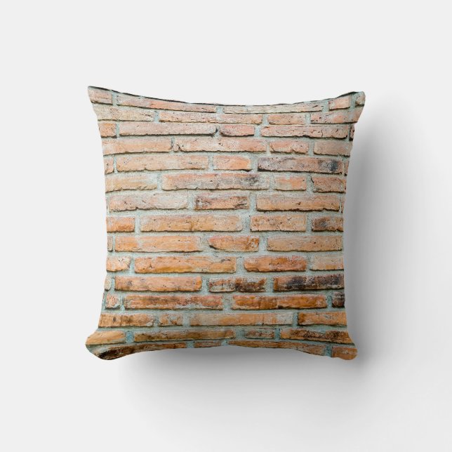 Beautiful brick wall Old classicabstract, architec Cushion (Front)