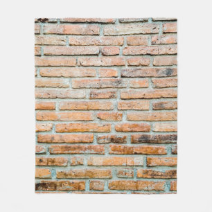 Beautiful brick wall Old classicabstract, architec Fleece Blanket