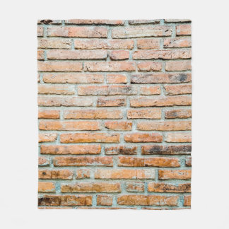 Beautiful brick wall Old classicabstract, architec Fleece Blanket