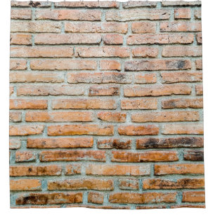 Beautiful brick wall Old classicabstract, architec Shower Curtain