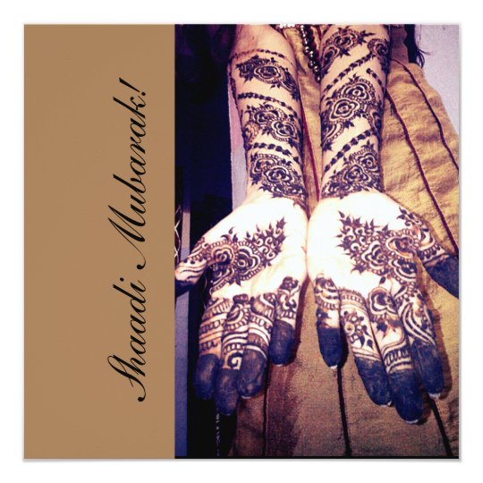 Beautiful bridal hands! card