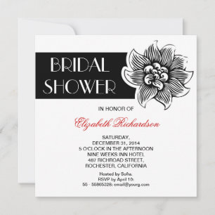 beautiful bridal shower invitation