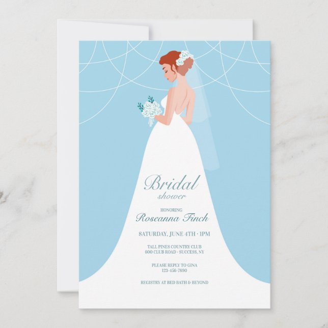 Beautiful Bride Bridal Shower Invitation (Front)