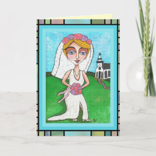 Beautiful Bride - engagement/wedding day card