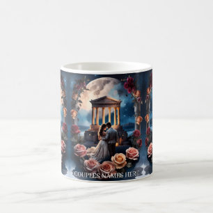 Beautiful Bride & Groom Standing by the Sea Coffee Mug