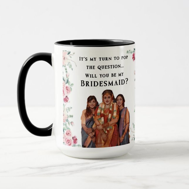Beautiful Bride-to-Be by chennai Mug (Left)