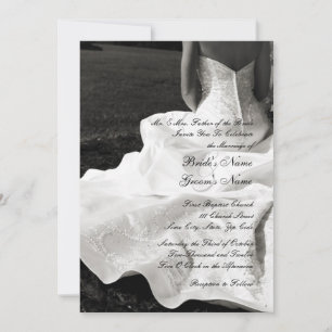 Beautiful Bride Wedding Invitation