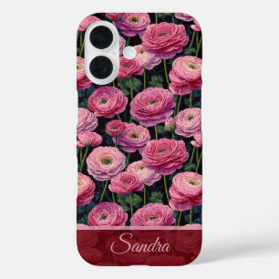 Beautiful Bridesmaid Gift Ranunculus Flower Name iPhone 16 Case