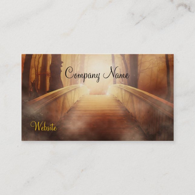 Beautiful Bridge Business Card (Front)
