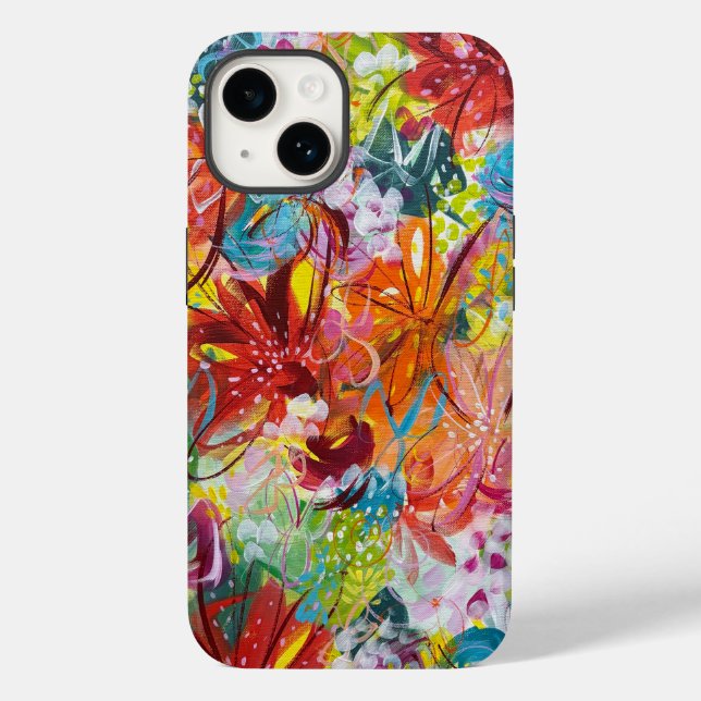 Beautiful Bright Floral iPhone Case 2 (Back)