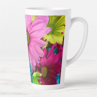 Beautiful Bright Flower Latte Mug