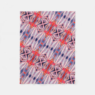 beautiful bright pattern fleece blanket