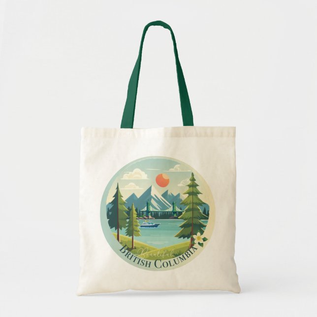 Beautiful British Columbia Tote Bag (Front)