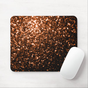 Beautiful Bronze Orange Brown glitters sparkles Mouse Mat