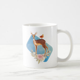 Beautiful Brown Doe with White Spots Coffee Mug