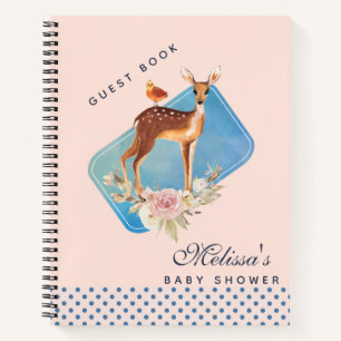 Beautiful Brown Doe with White Spots Guest Book
