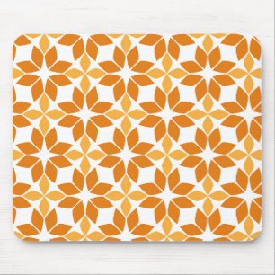 beautiful brown floral pattern mouse mat