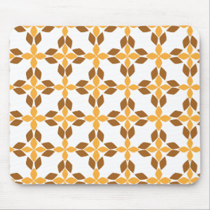 beautiful brown flower petal mouse mat