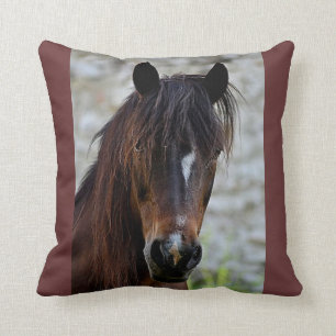 Beautiful Brown Horse Cushion