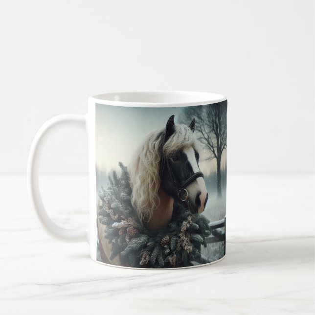 Beautiful Brown Horse Equestrian Animal Love Coffee Mug (Left)