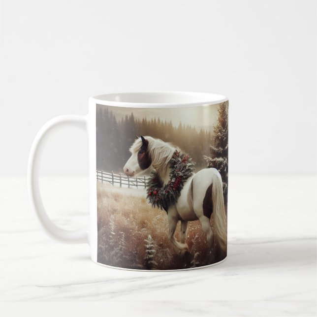 Beautiful Brown Horse Equestrian Animal Love Coffee Mug (Left)