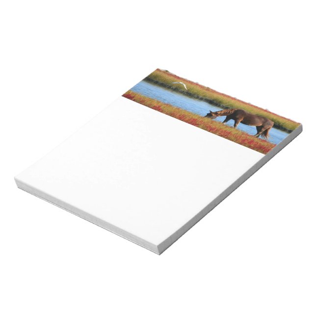 Beautiful Brown Horse Notepad (Rotated)