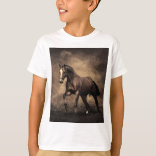 Beautiful brown horse throw pillow T-Shirt