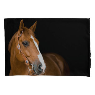 Beautiful Brown White Quarter Horse Photo Pillowcase