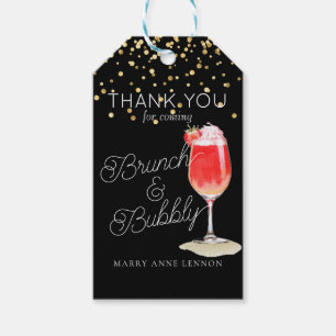 Beautiful Brunch and Bubbly Gift Tags