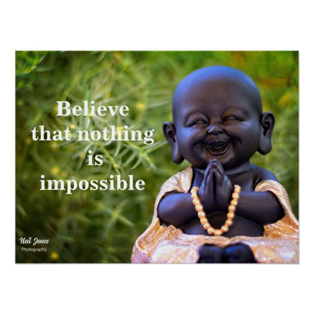Beautiful Budha Inspirational poster (Front)