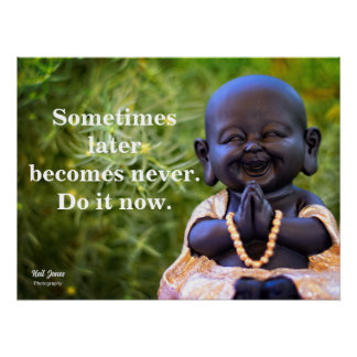 Beautiful Budha Inspirational poster