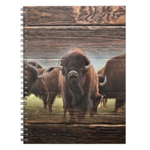 Beautiful Buffalo Herd Notebook