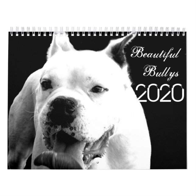 Beautiful Bullys 2020 Dog Calendar (Cover)