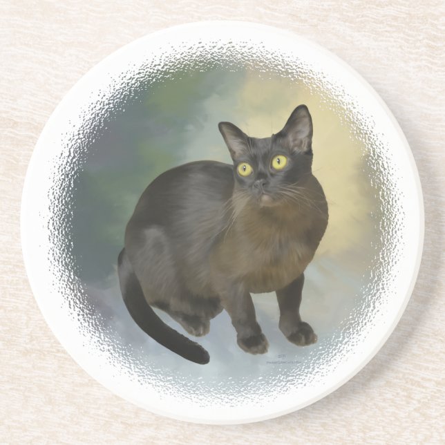 Beautiful Burmese Coaster (Front)